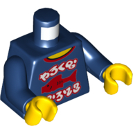 Lego tělo, tmavě modrá (6195232)